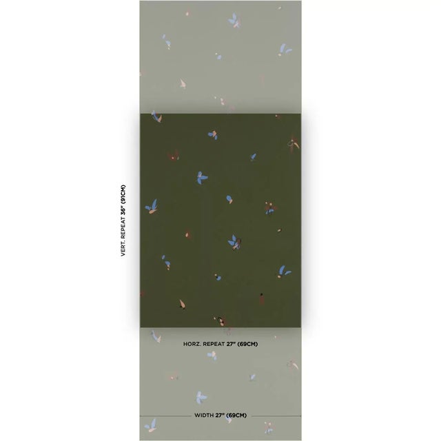 La Belle wallpaper was inspired by the colorful, gestural illustrations of 20th-century artist and designer Christian...