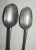 Gray Large Rare Pair Antique 18th Century Dutch Solid Heavy Cast Pewter Spoon 1700's For Sale - Image 8 of 10