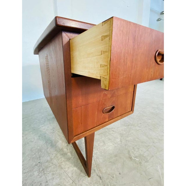 Mid-Century Danish Teak Boomerang Desk from Løvig, 1960s For Sale - Image 6 of 18