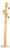 Vintage Travertine and Ash Wood Coat Rack by Ettore Sottsass, 1980s For Sale