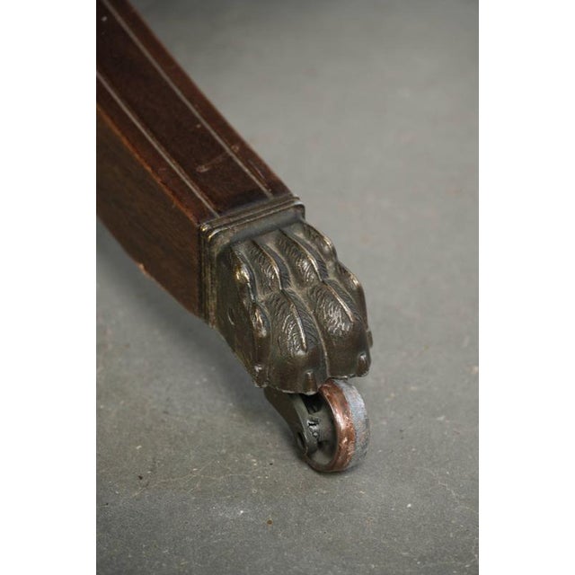 English Cowhide Chesterfield Swivel and Tilt Button Office Chair For Sale - Image 15 of 16