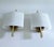 Metal Vintage Space Age Brass Sconces from Hillebrand Lighting, 1960s, Set of 2 For Sale - Image 7 of 18