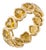 Natural Citrine Heart Shape Ring | Dainty Gemstone Full Eternity Band Ring Us 7 For Sale