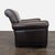 Traditional Classic Brown Leather Lounge Chair With Rolled Arms For Sale - Image 3 of 9