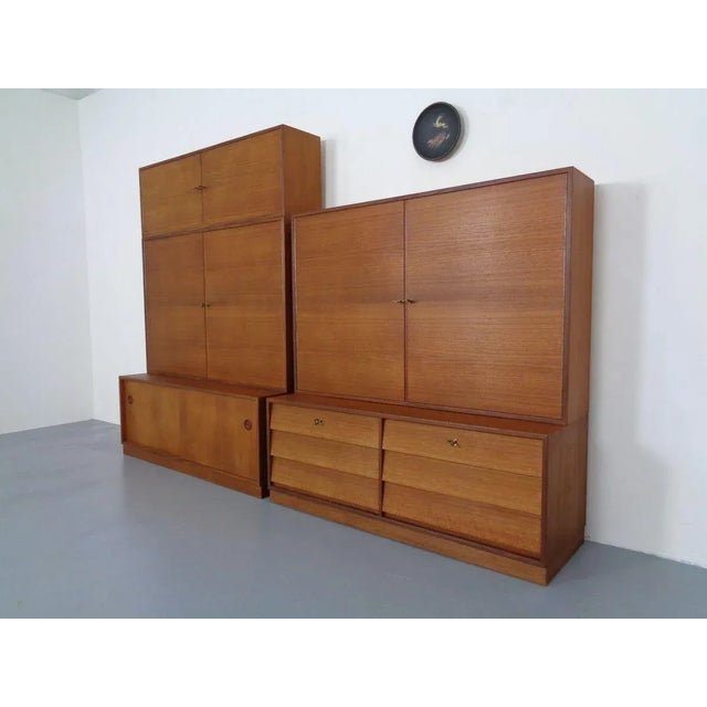 Mid-Century Modern Danish Modular Cabinet System, 1960s, Set of 5 For Sale - Image 3 of 18