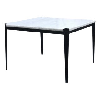 T61 Side Table with Marble Top by Osvaldo Borsani for Tecno, Italy, 1950s For Sale