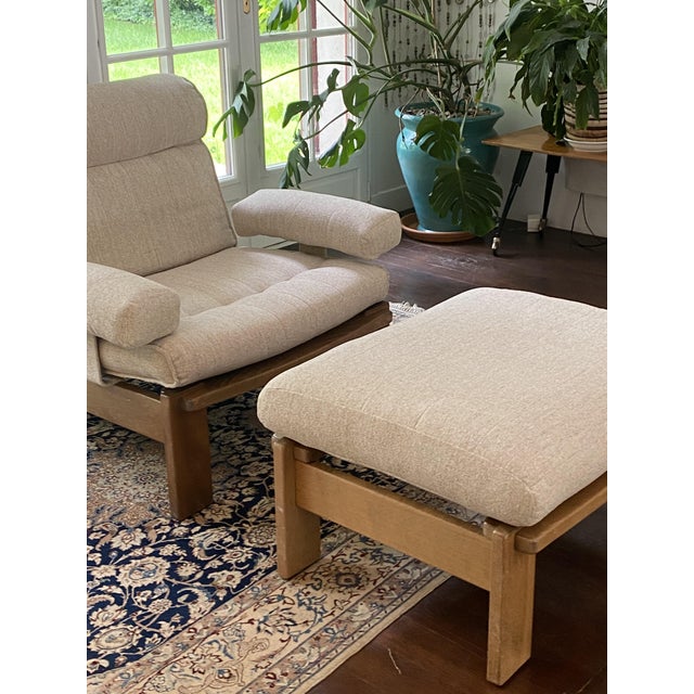 Set of Armchair and Otoman from Rolf Benz, Germany, 1980s For Sale - Image 15 of 15