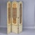 Early 21st Century Italianate Gold Leaf and Cream Colored 3 Panel Room Divider Screen For Sale - Image 5 of 12