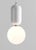 White Aballs T Me Suspension Lamp in Ceramic and Glass by Jaime Hayon for Parachilna For Sale - Image 9 of 12