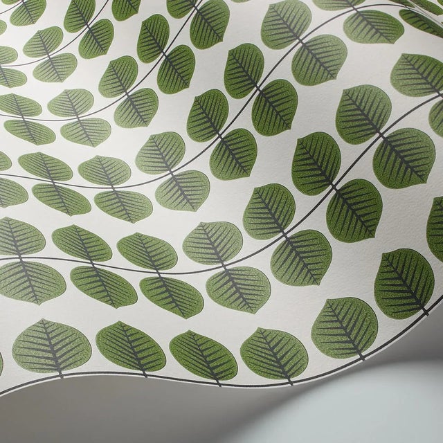 This iconic pattern of stylized leaves is one of the most well-known by legendary midcentury Swedish designer Stig...