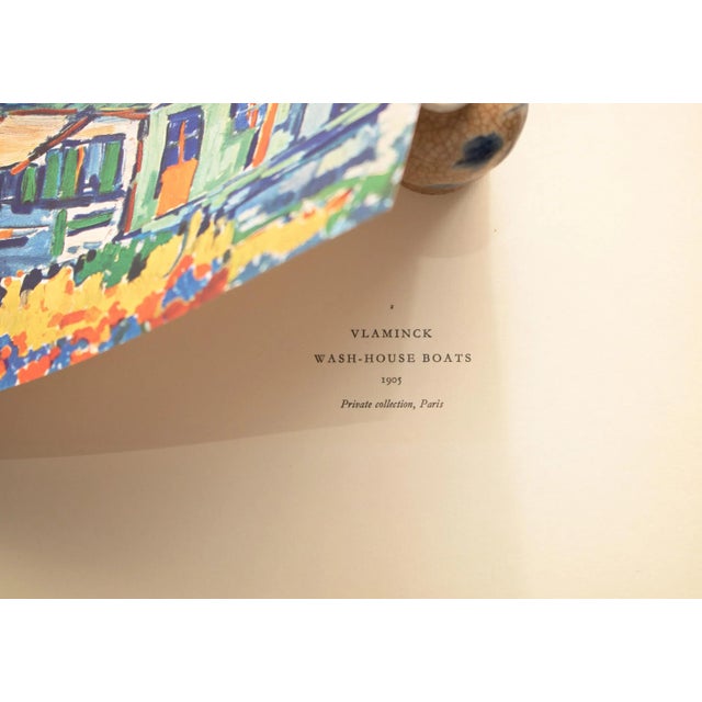 1940s After Maurice Vlaminck "Wash-House Boats", First Edition Period Swiss Offset Lithograph For Sale In Dallas - Image 6 of 8