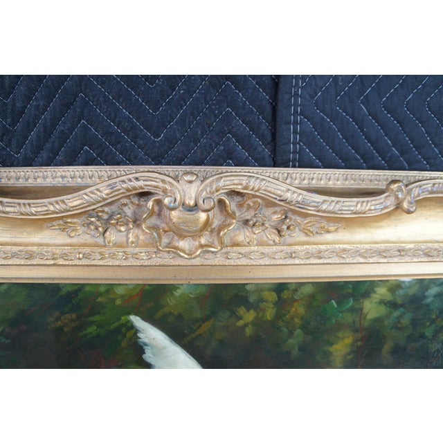 Mid 20th Century The Rescue Cupid Recovering His Quiver Oil Painting After Emile Munier 44" For Sale - Image 12 of 13