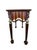 Shabby Chic Hand Painted MacKenzie-Childs Rock Collection Courtly Check Accent Table For Sale - Image 3 of 14