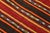 Black Striped Kilim Rug For Sale - Image 8 of 18