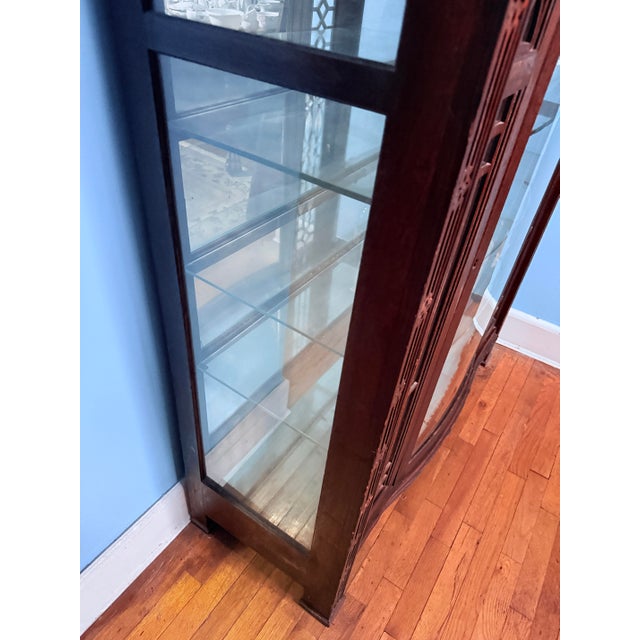 Early 20th Century Mission/Arts and Crafts Bookcase/Cabinet For Sale - Image 10 of 11