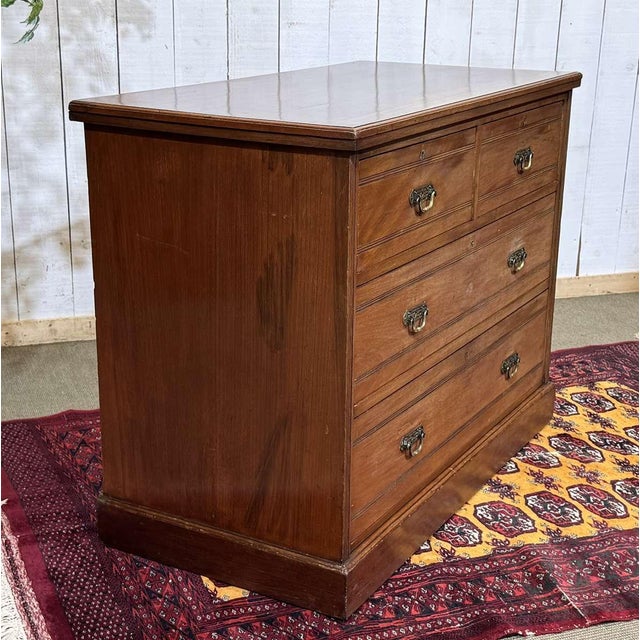19th Century Victorian Mahogany Chest of Drawers For Sale - Image 12 of 16