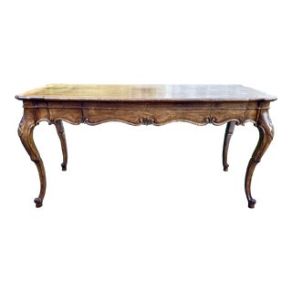1960s Baker Furniture French Provincial Louis XV Style Writing Desk For Sale