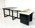 Mid-Century Black Leather Desk by Francesco Soro for ICF, Italy, 1970s For Sale - Image 9 of 9