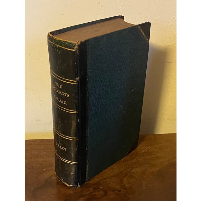 Fine Leather Binding - The Innocents Abroad - First Edition Book by Mark Twain 1869 For Sale - Image 11 of 17