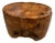 Andrianna Shamaris Impressive Round Teak Wood Coffee Table or Side Table For Sale