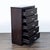 Modern Modern 5-Drawer Dark Wood Dresser With Sleek Metal Handles For Sale - Image 3 of 9