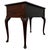Early 20th Century Antique English Edwardian Mahogany Writing Table For Sale - Image 9 of 12