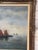 Early 20th Century Ship Leaving Harbor Oil Painting For Sale - Image 5 of 11