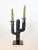 Modern Late 20th Century Brutalist Iron Cactus Sculpture Candalabra, Signed For Sale - Image 3 of 6