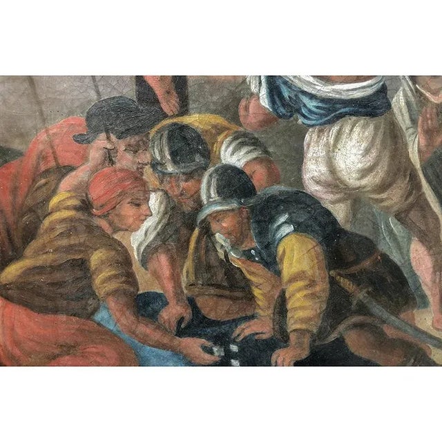 Italian School Artist, The Crucifixion, 1800s, Oil on Canvas For Sale - Image 3 of 8