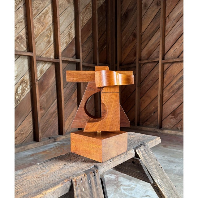 Mabel Hutchinson Teak Wood Assemblage / Sculpture, California, c.1969.