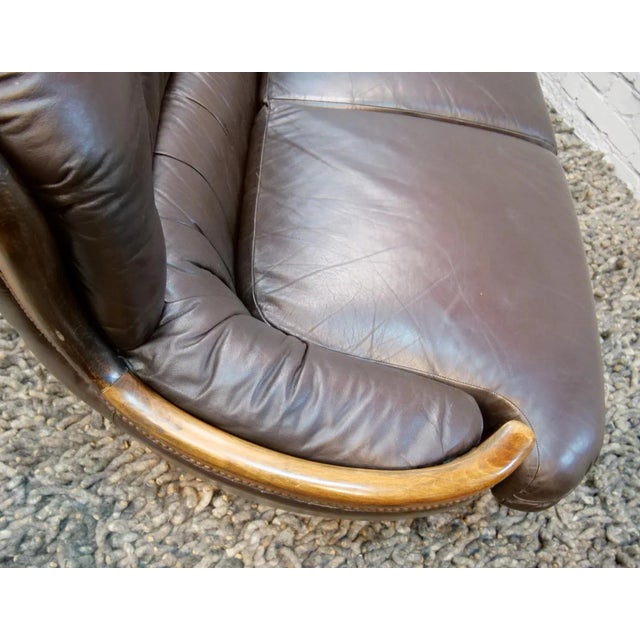 Arts & Crafts Style Leather Sofa, 1950s For Sale - Image 17 of 18