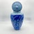 Handmade Ceramic Shah Vase with Lid (30cm) Deep Blue Saz Style Floral Lidded Jar For Sale - Image 6 of 9