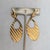Vintage 1989 Signed Napier Goldtone Hoop Drop Clip Earrings-2 Pieces For Sale - Image 9 of 9