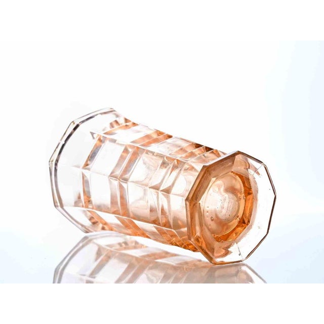 Art Deco Cut Glass Vase, France, 1930s For Sale - Image 3 of 5