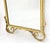 Pair of Regency Style Gilt Metal Rectangle Wall Mirrors Mint! For Sale - Image 6 of 10