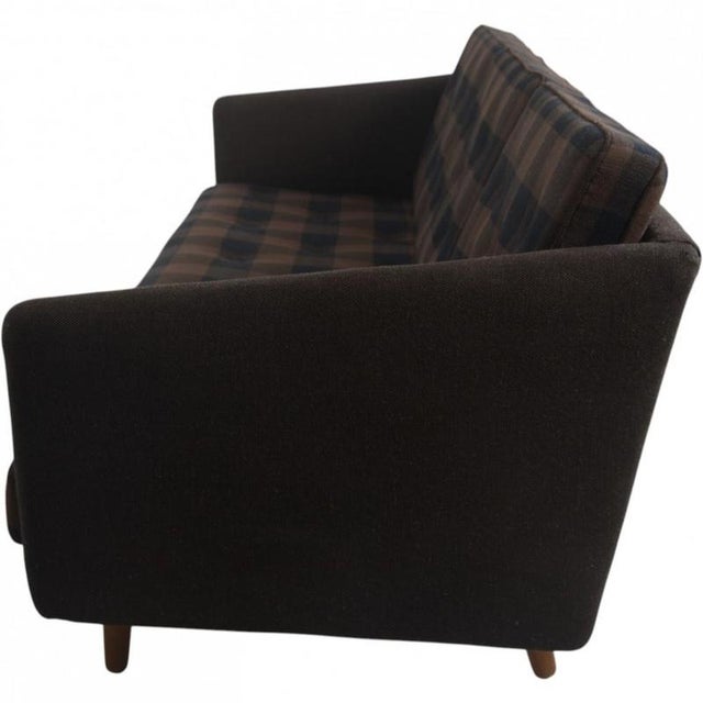 No1 3-Seater Sofa in Brown Fabric by Børge Mogensen, 1980s For Sale - Image 14 of 15