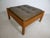 Mid-Century Modern Mid-Century Teak Ottoman with Leather Cushion, Denmark, 1970s For Sale - Image 3 of 8