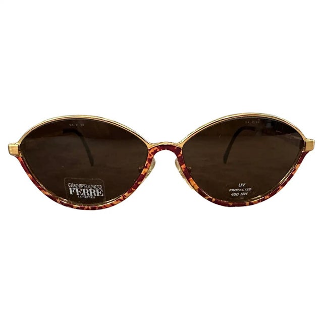 Elevate your vintage eyewear collection with these never used statement 1990s sunglasses by iconic Italian designer...