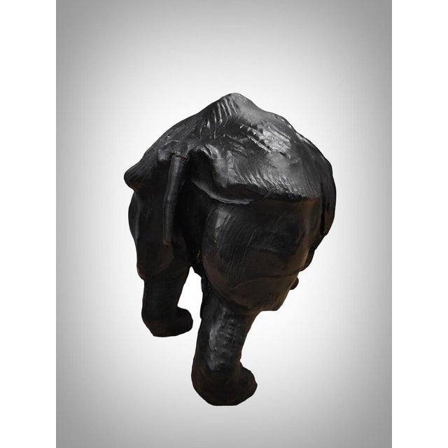 Large Leather Rhinoceros, 1950s For Sale - Image 10 of 18