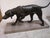 Rochard, Weimaraner Dog, 1950s, Bronze and Marble For Sale - Image 10 of 15