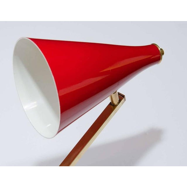 Mid-Century Modern Italian Modern Architectural Floor Lamp by Franco Buzzi for O-Luce For Sale - Image 3 of 8