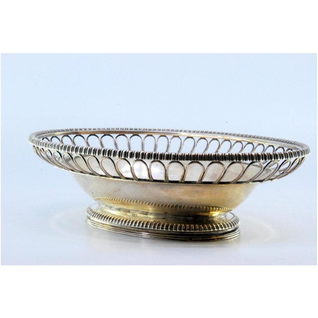 Silver Candy Box with Cutouts and Pearls on the Rim For Sale - Image 5 of 8