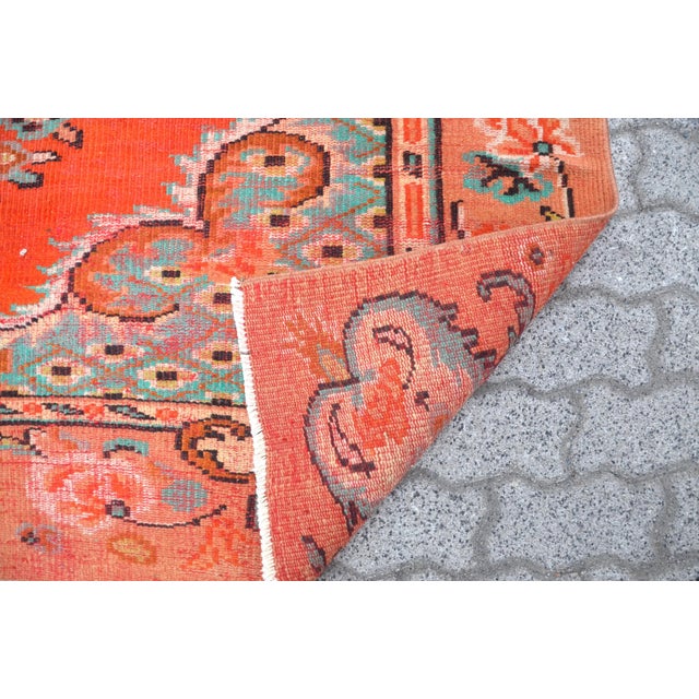 1960s Vintage Decor Rug For Sale - Image 10 of 11