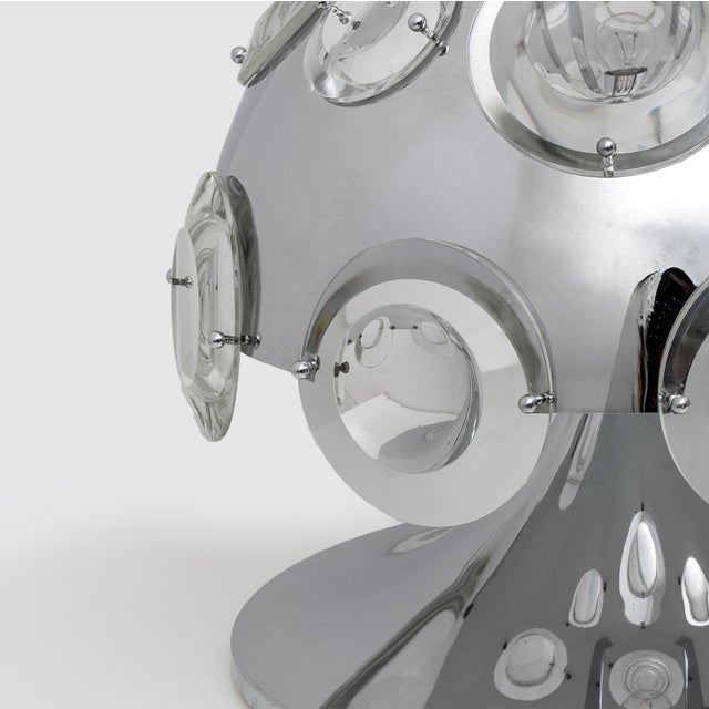 Large Italian Table Lamp by Oscar Torlasco for Stilkronen, 1970s For Sale - Image 6 of 8