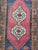 Nice mid century Turkish rug with nice geometrical design with two central medallions and stylized designs, and nice...
