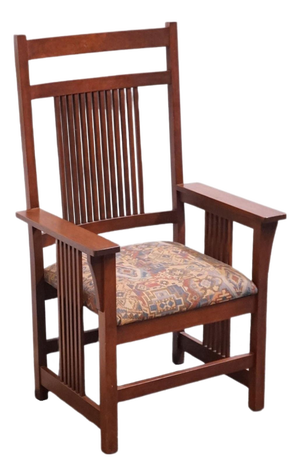 Canal Dover Solid Quarter Sawn Oak Contemporary Mission Style Dining Arm Chair