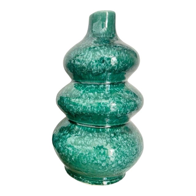 Contemporary Moroccan Ceramic Vase For Sale