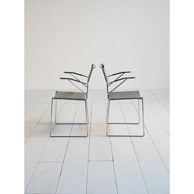 1970s Spaghetti Chairs by Giandomenico Belotti for Alias, 1970s, Set of 4 For Sale - Image 5 of 14