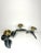 Art Nouveau Pewter & Brass Sculptural Floral Candleholder For Sale In Houston - Image 6 of 11
