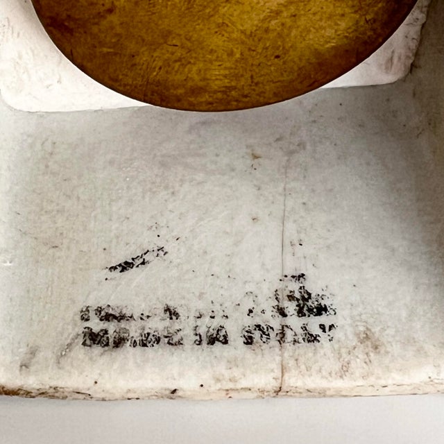 Rare Vintage Fornasetti Ceramic Table Lighter, “Strumenti Musicali” Series, Italy, Mid-Century For Sale - Image 9 of 11